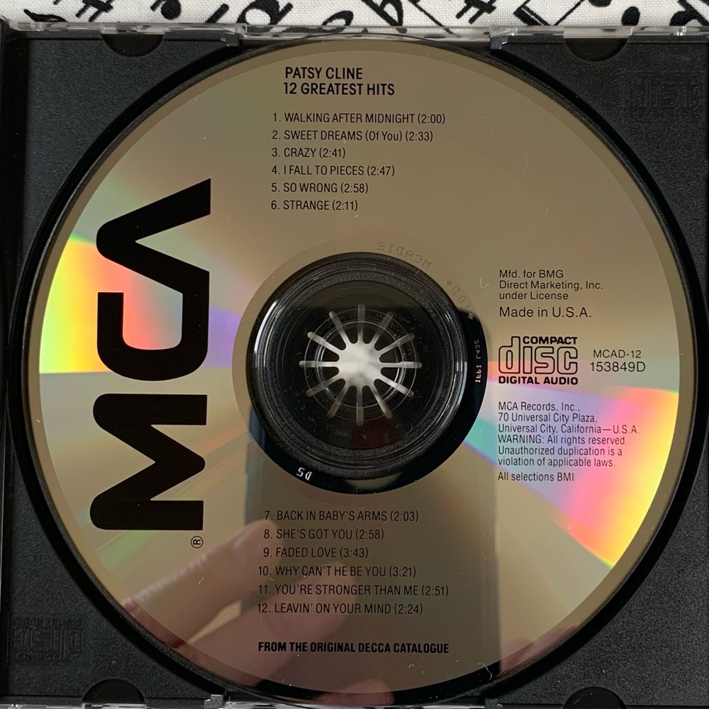 Patsy Kline CD. - Picture 4 of 10